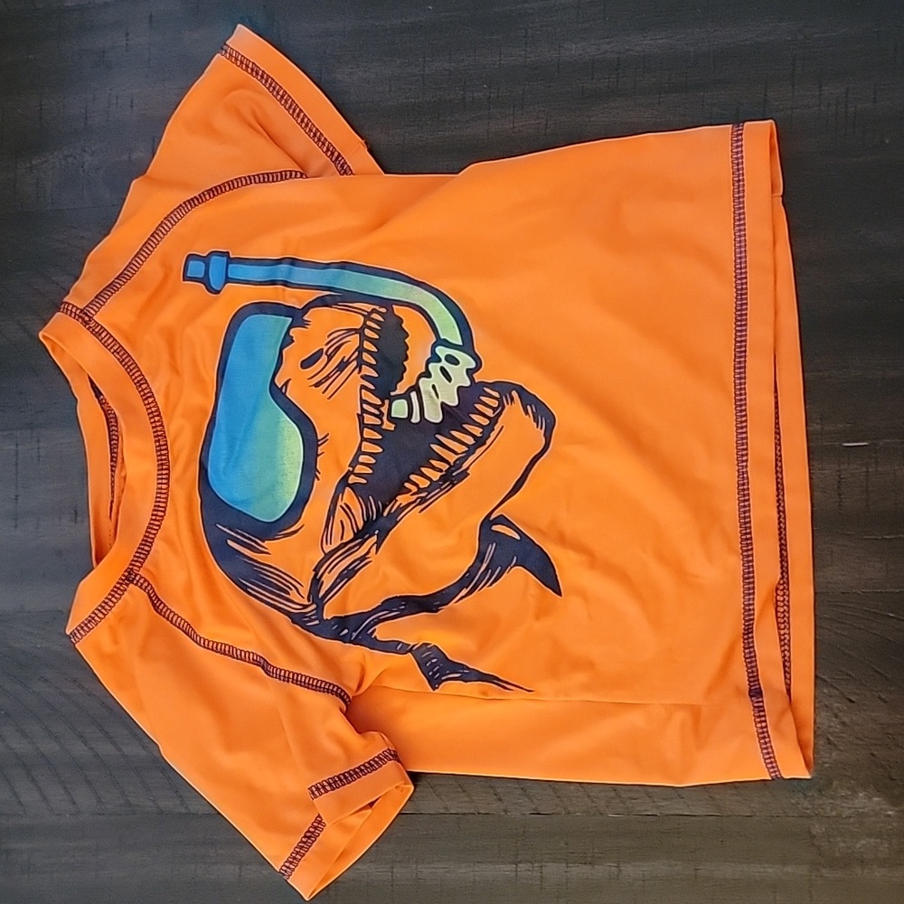 Dinosaur Swimming Tshirt Size 2T